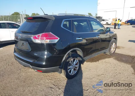 2015 Nissan Rogue Sv из США, поврежденный, VIN KNMAT2MT6FP555918